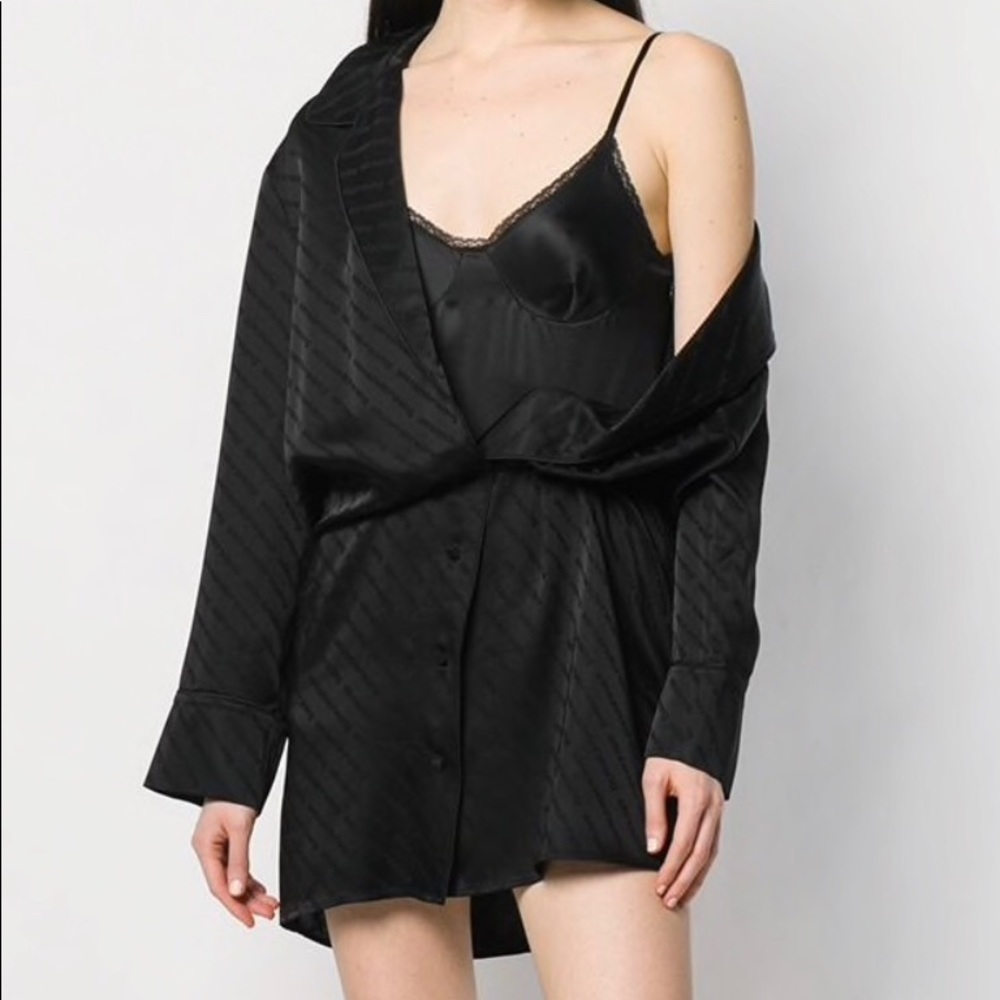 ALEXANDER WANG cami shirt dress